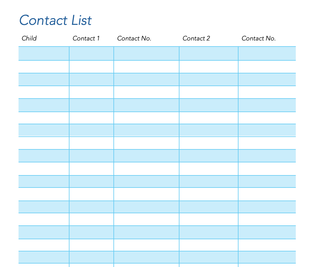 Early Childhood Planner - Coming soon!