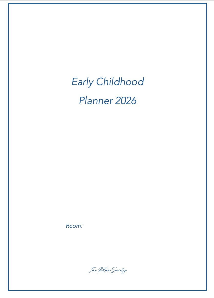 Early Childhood Planner - Coming soon!