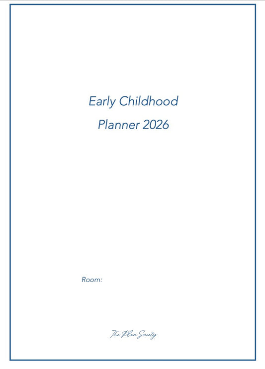 Early Childhood Planner - Coming soon!